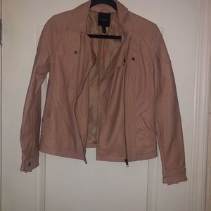 Ladies fauxs leather jacket